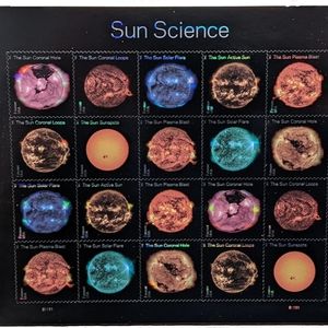 100 Sun Science 2021 Forever First Class Postage Stamps USPS Nasa Astronaut Mail